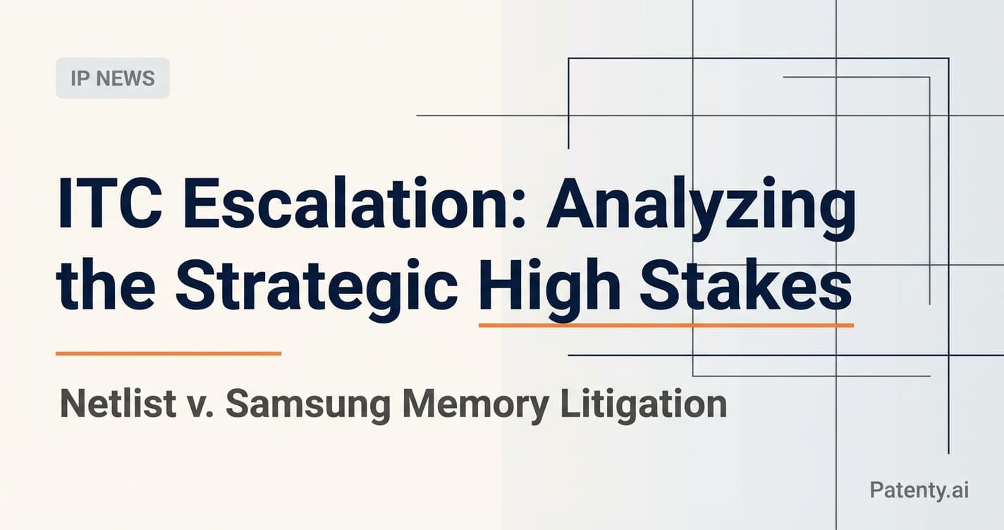ITC Escalation: Analyzing the Strategic High Stakes in Netlist v. Samsung Memory Litigation